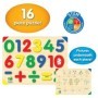 STEM Puzzle Dezvoltare tactila sa invatam Numerele 16 piese 3-6 ani